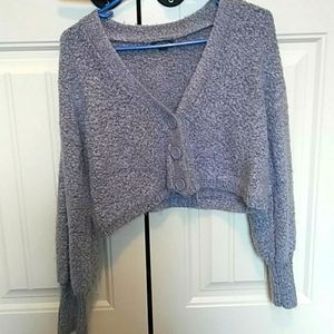 Lavendar Wild Fable Cropped Cardigan